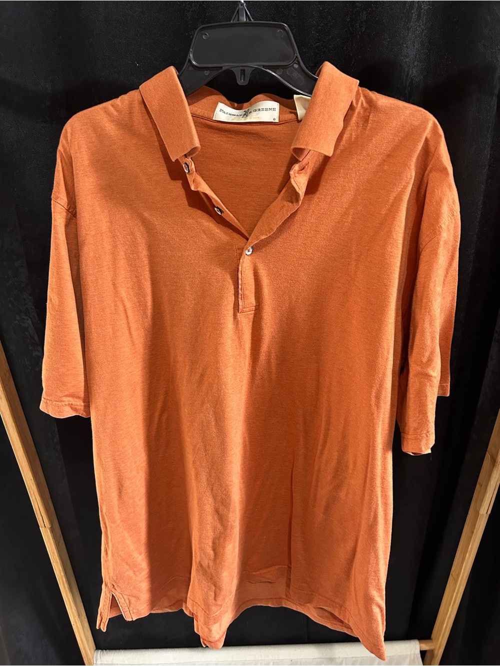 Fairway & Greene Men's Burnt Orange Polo